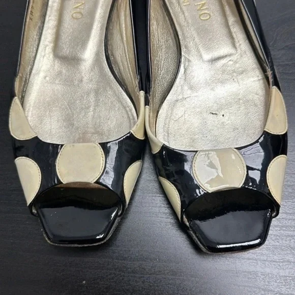 VTG Valentino Garavani Patent Leather Polka Dot Flats IT 37 US 7 - Picture 5 of 11